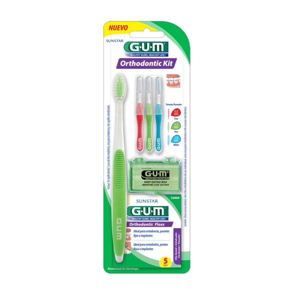 Gum Ortodontico Cepil+hilo+cera+interden
