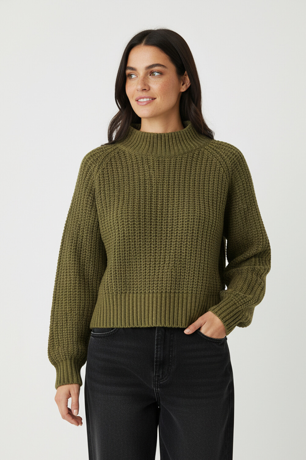 Sweater Bulak Verde Oliva Oscuro