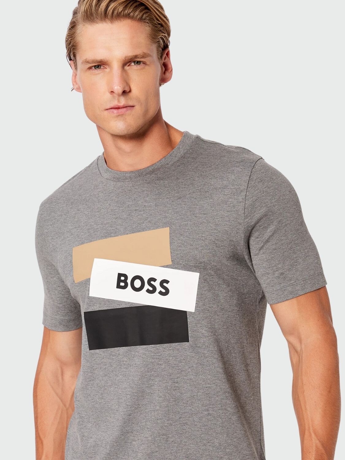 BOSS -Remera de algodón regular fit, Tessler Arena