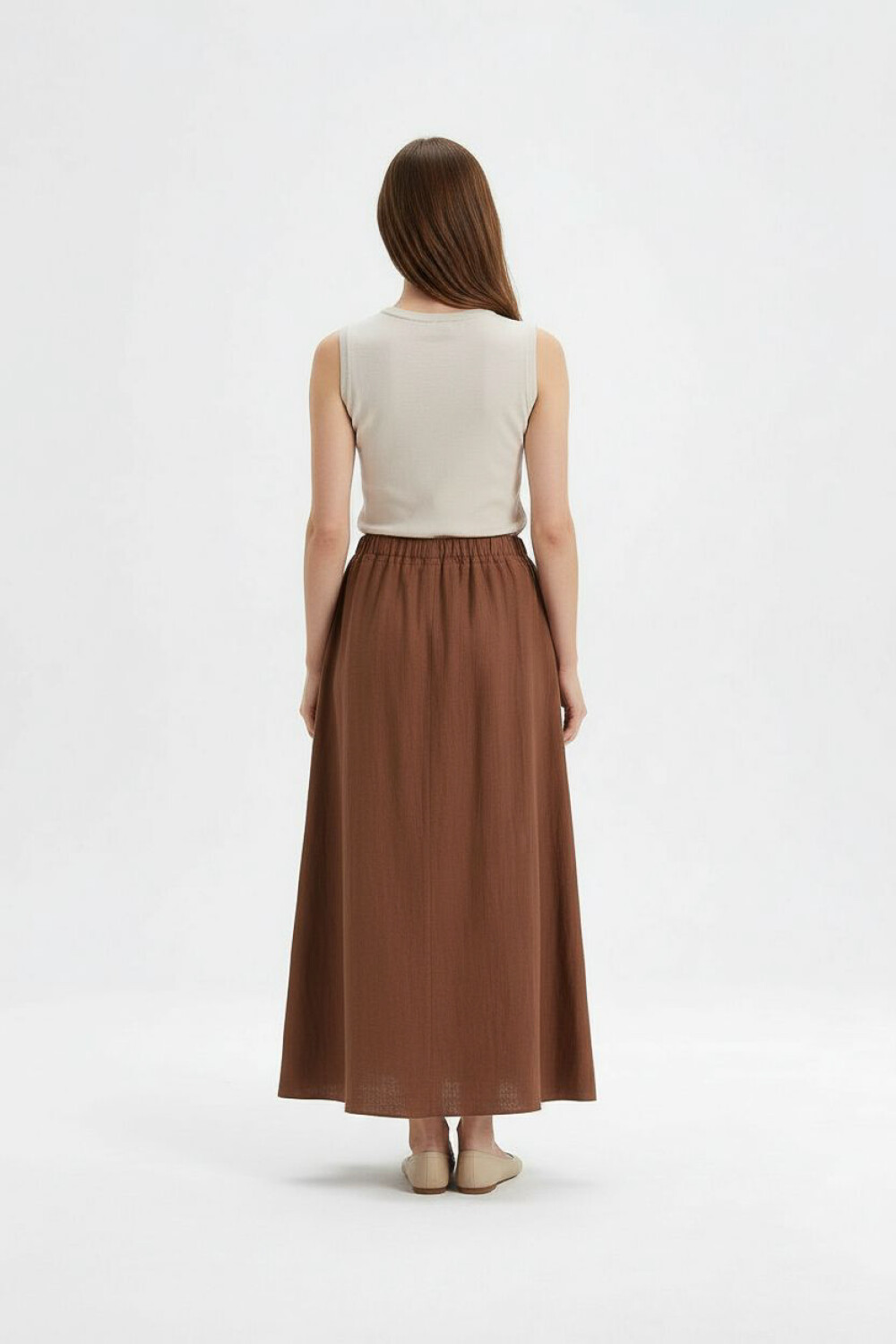 Falda Azur Marron