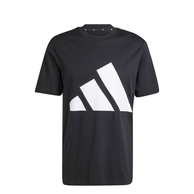 Remera de Hombre Adidas Essentials Logo Negro - Blanco