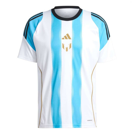 Remera Messi Traning de Hombre Blanco