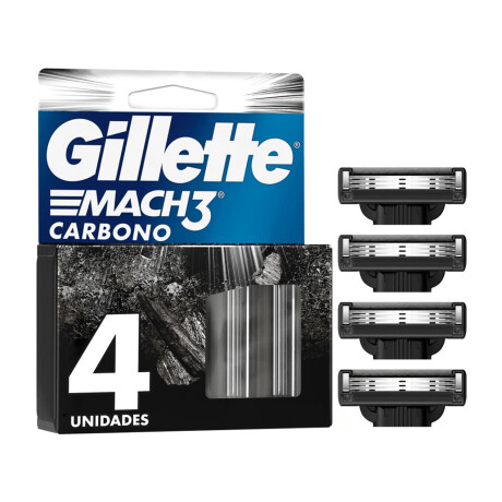 Gillette Mach 3 Razor Carbono 4 Gillette Mach 3 Razor Carbono 4