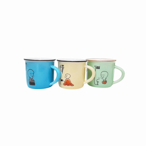 Taza de cerámica pequeño buda Taza De Cerámica Pequeño Buda