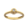 Anillo de oro amarillo 18k con brillante N8903 Anillo de oro amarillo 18k con brillante N8903