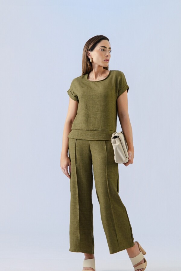 Pantalón Recto. Negro