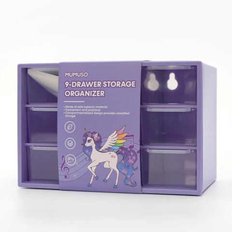 ORGANIZADOR DE 9 CAJONES UNICORNIO DE ENSUEÑO ORGANIZADOR DE 9 CAJONES UNICORNIO DE ENSUEÑO