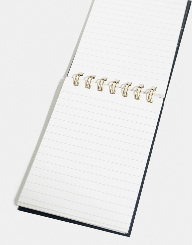 Anotadores Cuadernos y Memos Anotadores Anotador Con Espiral - Negro