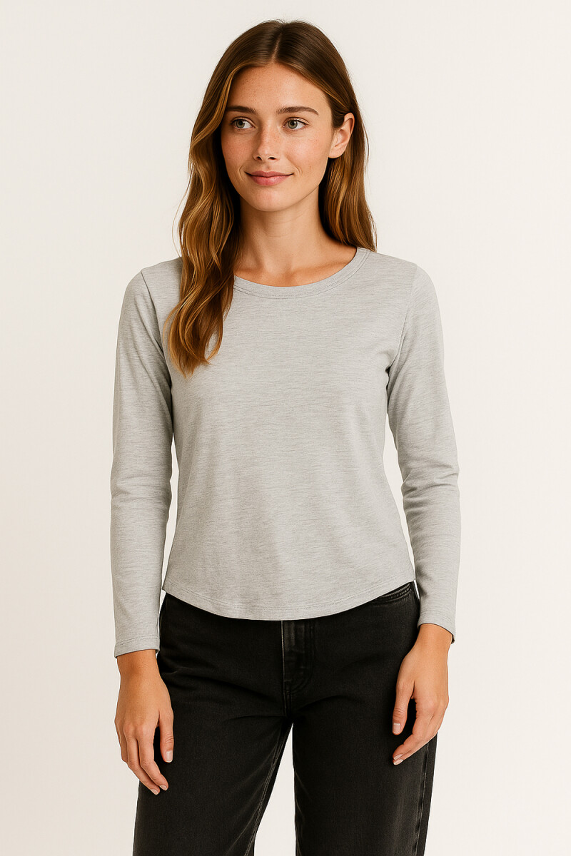 Remera Sidrana - Gris Melange 