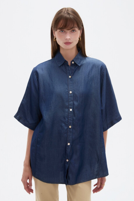 Camisa Pezo Azul Indigo