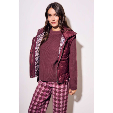 Chaleco Reversible Bordeaux