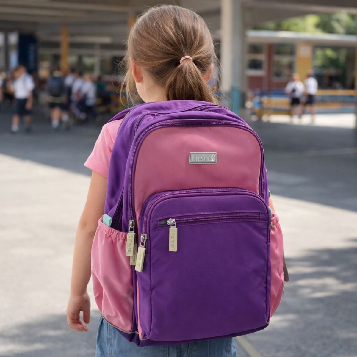 Mochila Escolar Infantil Heine – Resistente y Cómoda para Escuela 