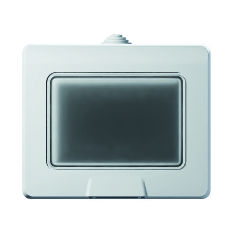 Placa y Marco IP55 Exterior para 3 Módulos Línea Origen ABB Placa y Marco IP55 Exterior para 3 Módulos Línea Origen ABB