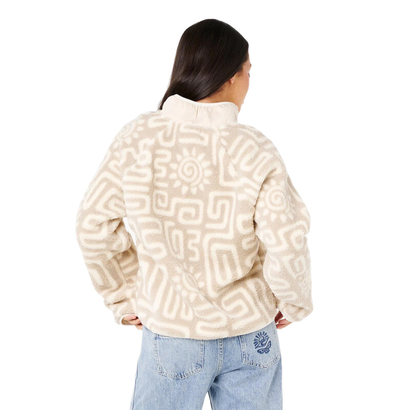Buzo Rip Curl Sunset Luau 1/4 Zip Polar Flee Buzo Rip Curl Sunset Luau 1/4 Zip Polar Flee