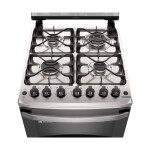 Cocina Combinada Electrolux 4 Hornallas Doble Horno EL-FE4DC Inoxidable