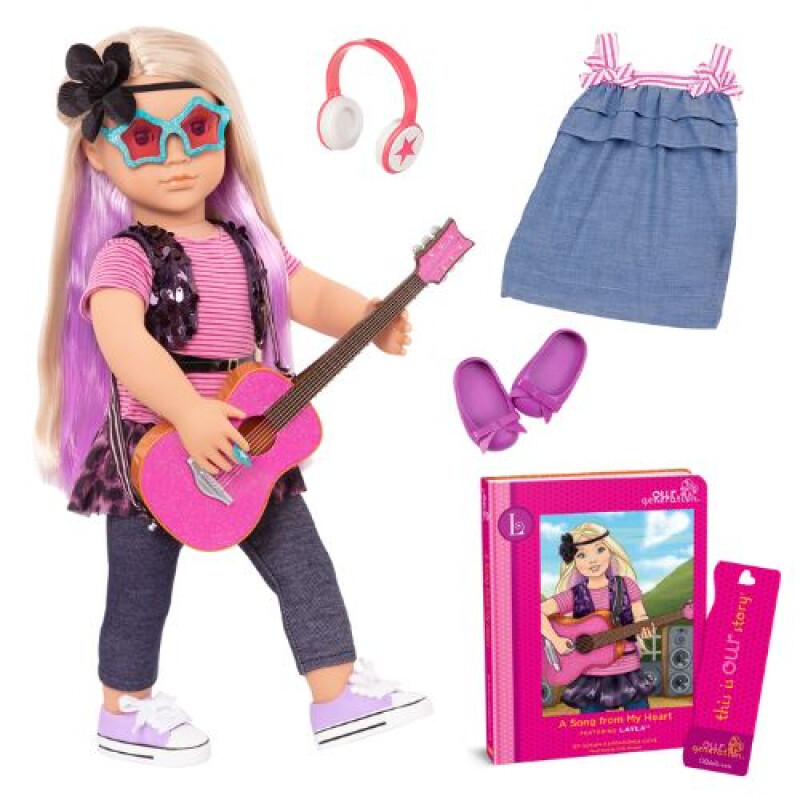 MUÑECA DELUXE ROCKSTAR - LAYLA - Our Generation Muñeca Deluxe Rockstar - Layla - Our Generation