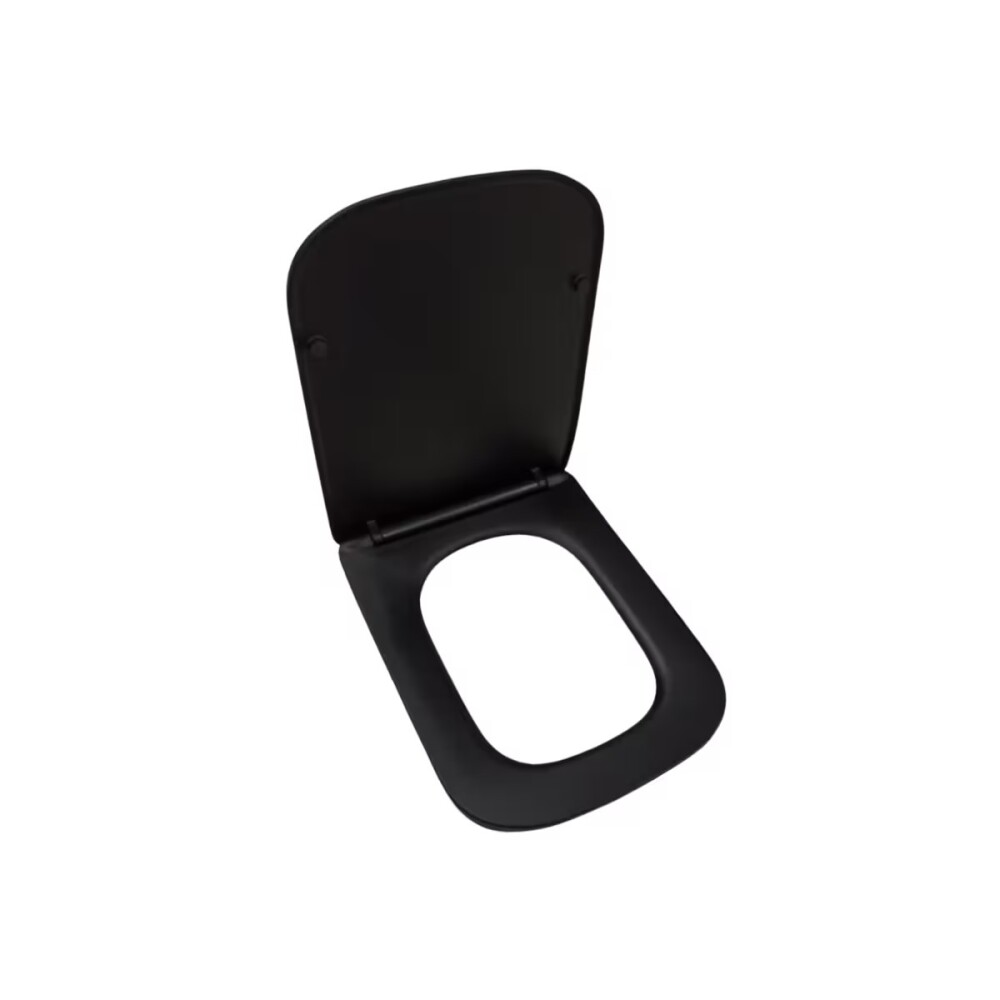 Tapa de inodoro Montano Resina UF Negra Cierre Lento Tapa De Inodoro Montano Resina Uf Negra Cierre Lento