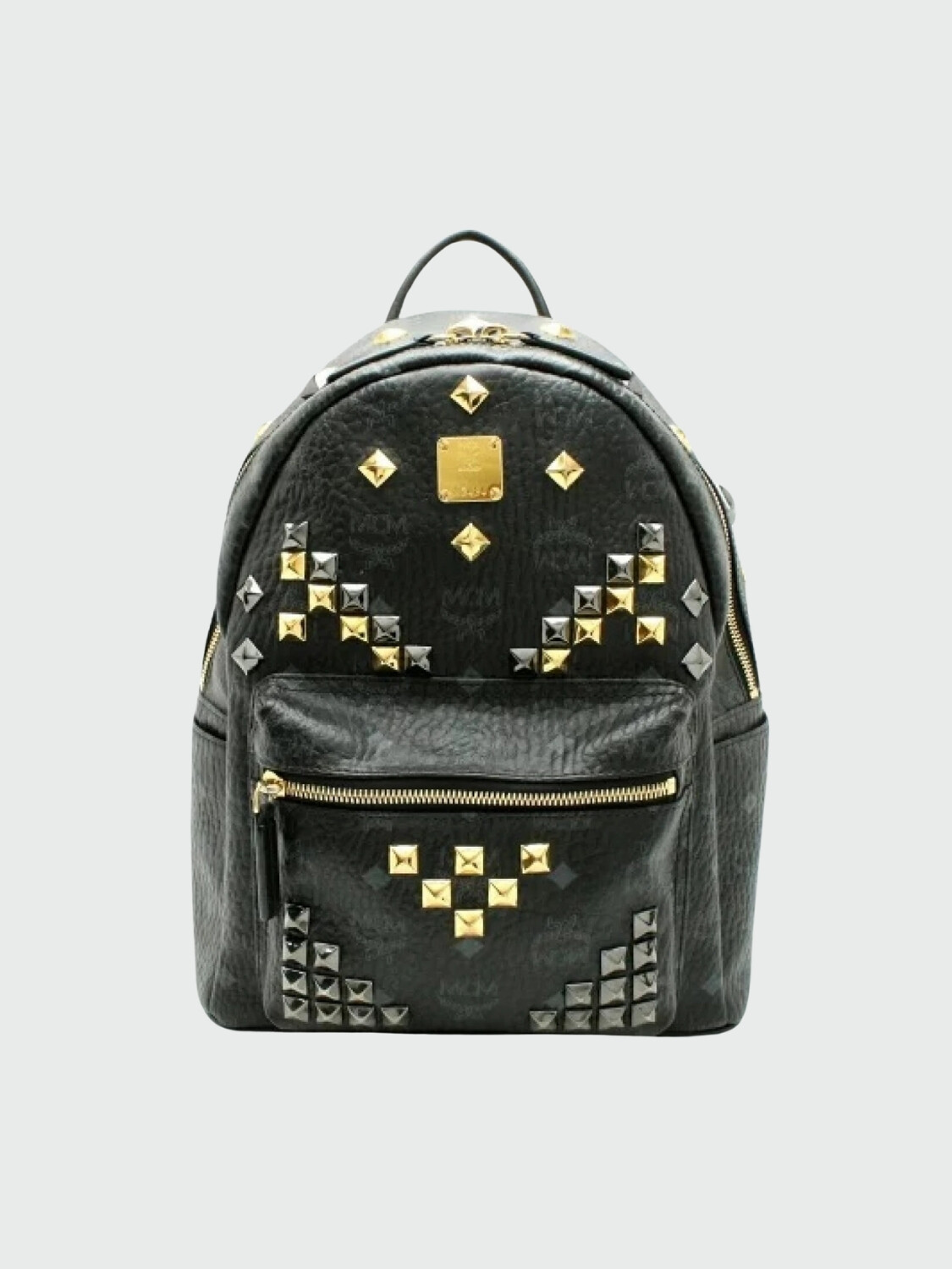 Mochila de lona revestida estampada con tachuelas, Stark 0