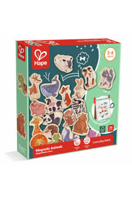 IMANES DE ANIMALES EN MADERA HAPE IMANES DE ANIMALES EN MADERA HAPE