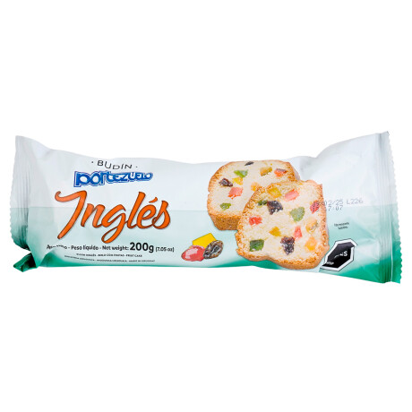 Budin ingles Portezuelo 200g Budin ingles Portezuelo 200g