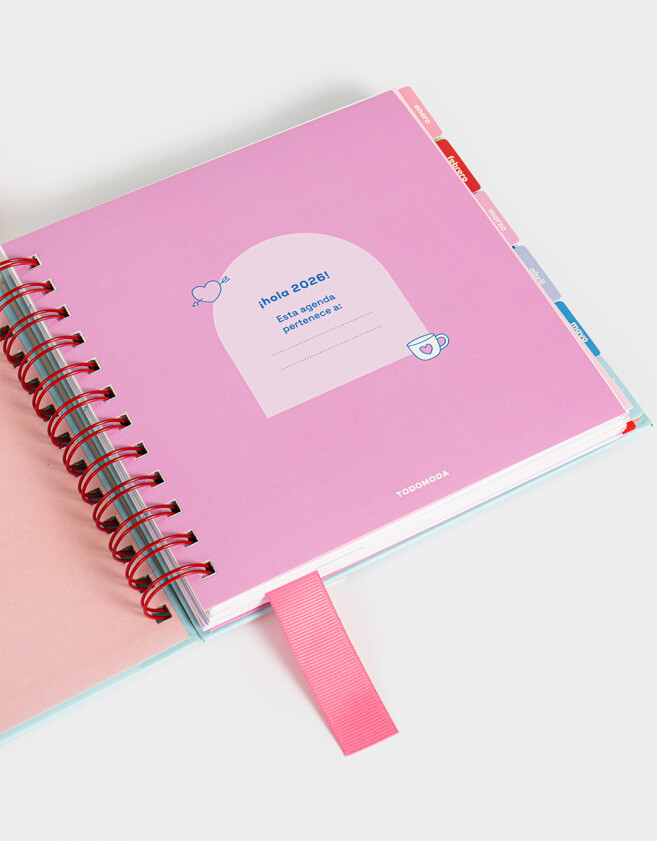 Agendas y Calendarios Estampados Agenda Ositos 2026 - Combinacion Multicolor