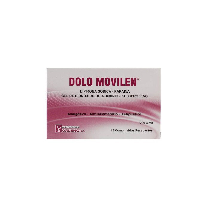 DOLO MOVILEN CJ X 12 COMPRIMIDOS única