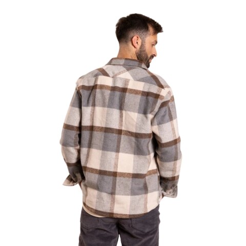 CAMISA COBAN S-XXXL MARRON