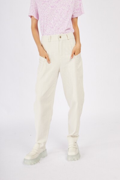 PANTALON Crema