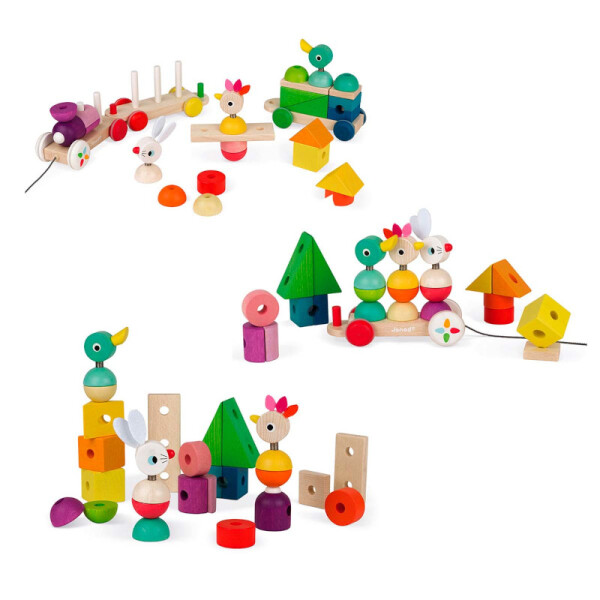 Tren Gigante Multicolor Zigolos 2 en 1 - JANOD Única