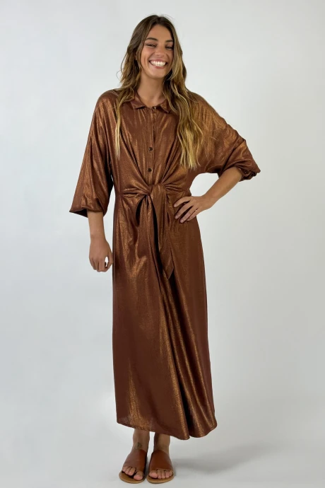 VESTIDO COGNAC oxido s/m