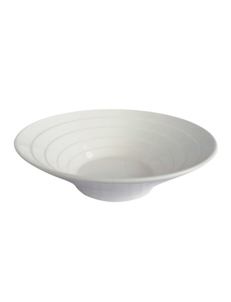 FUENTE CONICA PORCELANA D36x11CM BLANCO FUENTE CONICA PORCELANA D36x11CM BLANCO