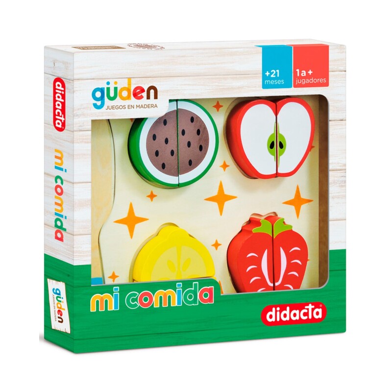 Juego de estimulación Didacta Mi Comida Encastres Frutilla