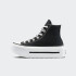 Championes Converse All Star Lift Double Stack Negro