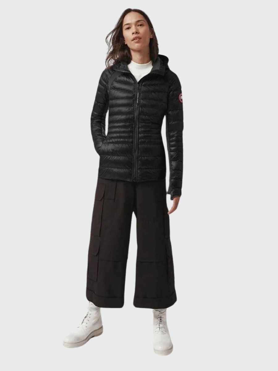 Canada Goose -Campera con capucha rellena de plumas, Hydbridge Lite Hoody - Negro 