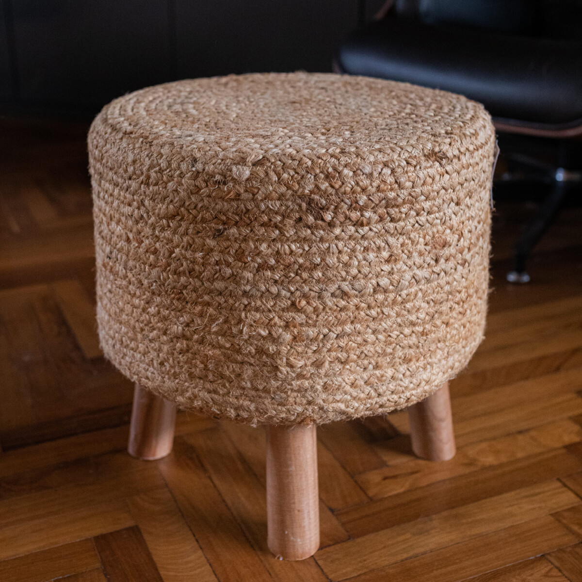 Banco taburete de yute 