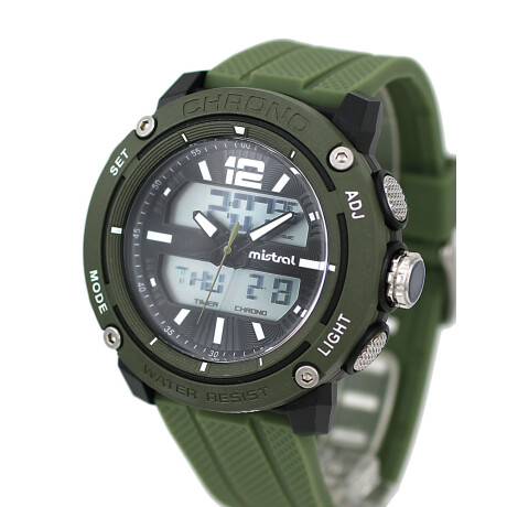 Reloj Mistral Deportivo Silicona Verde 0