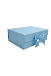Caja Rigida Plegable con iman 24,5x33x12 cm - CELESTE Caja Rigida Plegable con iman 24,5x33x12 cm - CELESTE