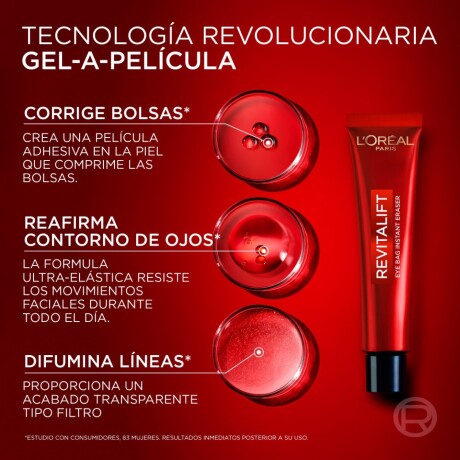 Contorno de Ojos L'Oréal Paris Revitalift Laser X3 Instant Eye Eraser 15ml Contorno de Ojos L'Oréal Paris Revitalift Laser X3 Instant Eye Eraser 15ml