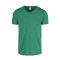 Camiseta jaspe escote en v Verde jade