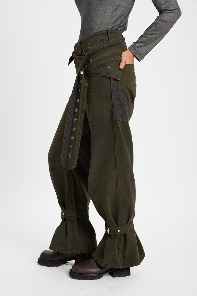 Jean Grounded Verde