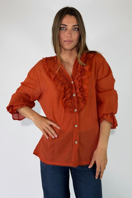 BLUSA MARINO Terracota