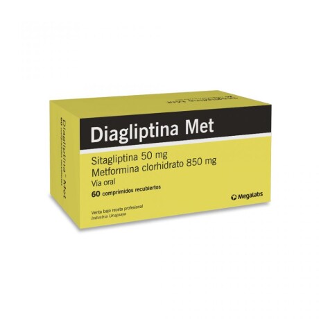 Diagliptina Met 50mg/850mg 60 Comprimidos Diagliptina Met 50mg/850mg 60 Comprimidos