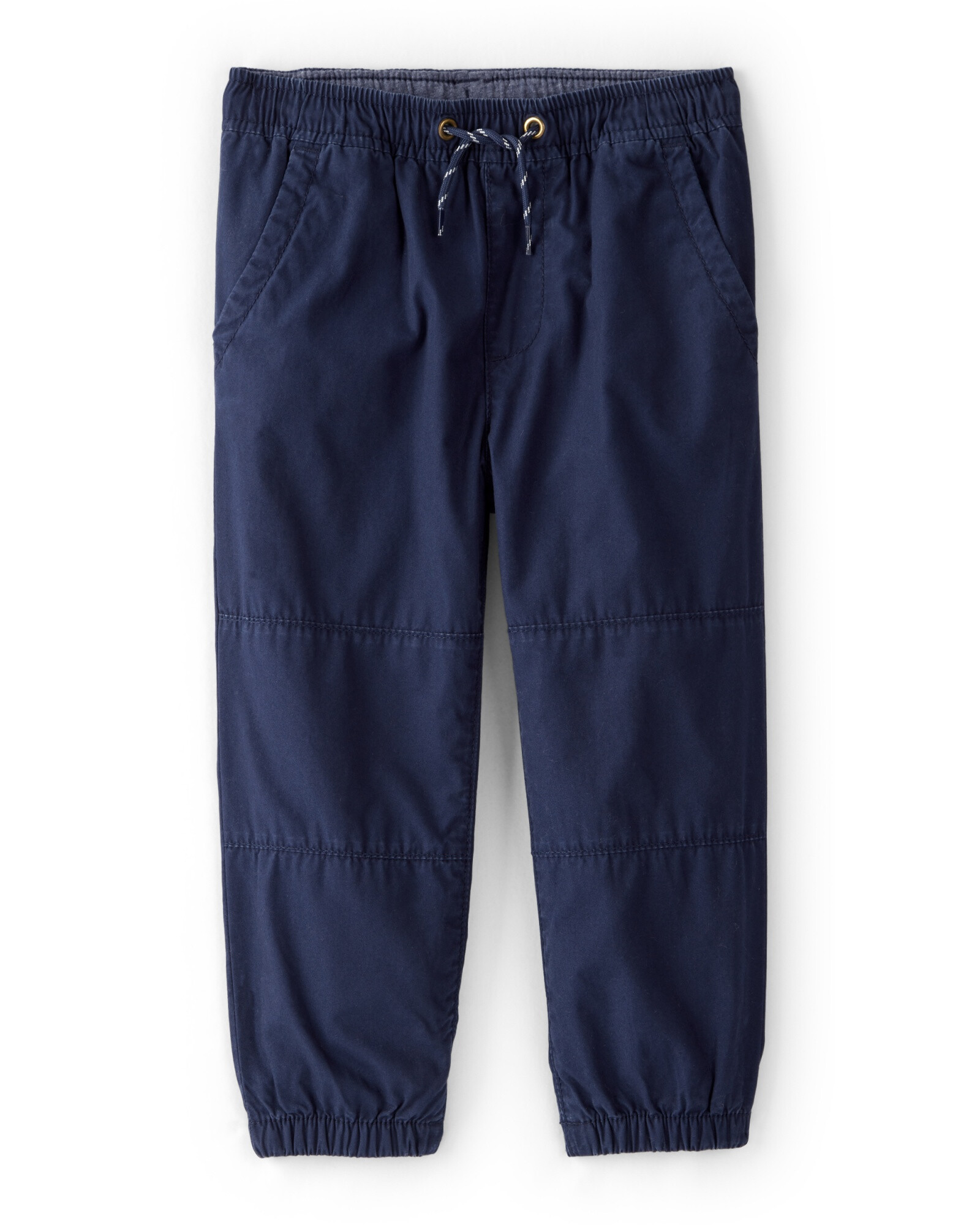 Pantalón deportivo de algodón, azul marino Sin color