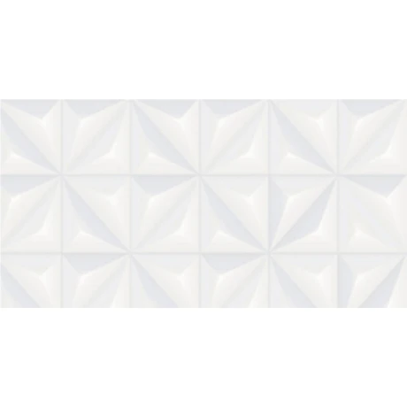 CERAMICA BLANCO 32X57 CON RELIEVE GAMAS DE GRIS