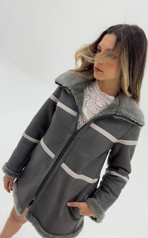 TAPADO SERENA REVERSIBLE GRIS