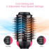 Cepillo Alisador Secador 360º Brushing Peine Anti Frizz Variante Color Rosa Negro
