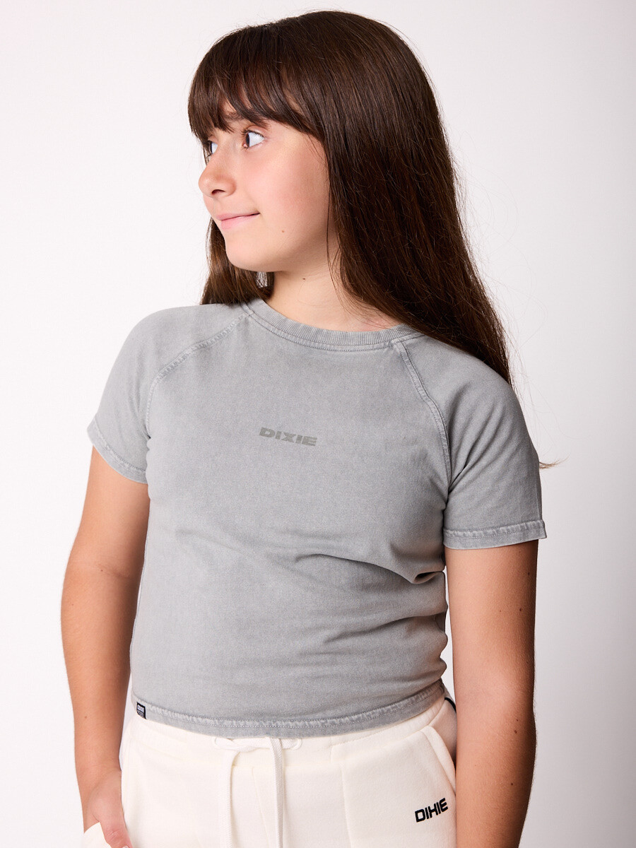 T-SHIRT SAIANA TEEN DIXIE Gris