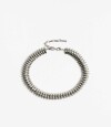 Collar Corto Metal Gotas Plateado rodio