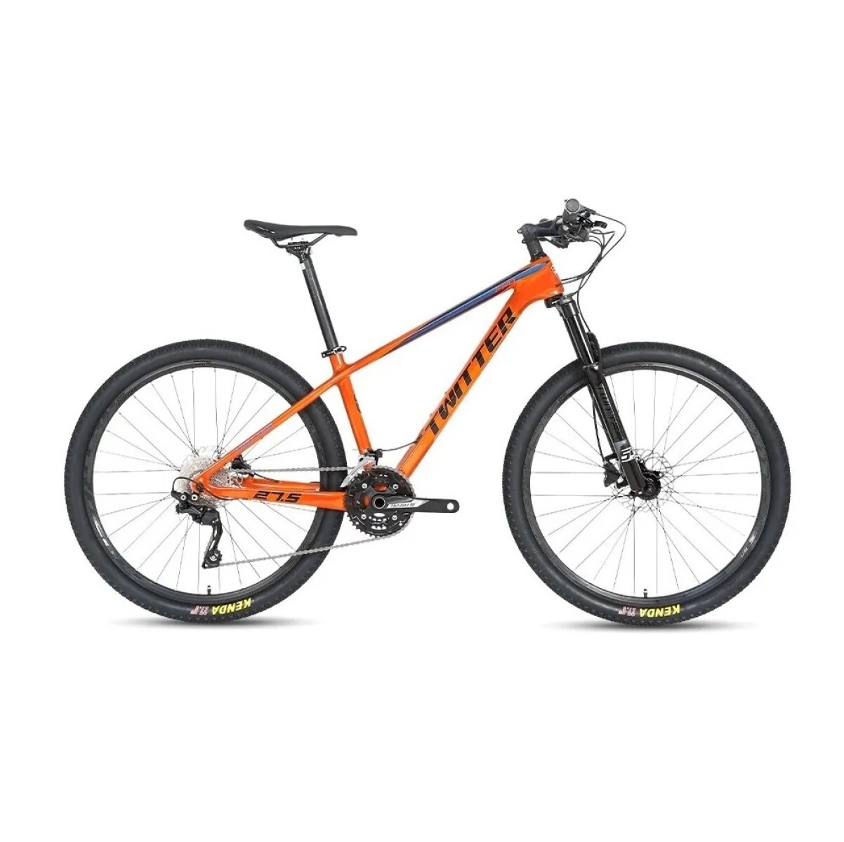 Bicicleta Montaña TWITTER Leopard Rodado 27,5 12S*2/T15 Orange 