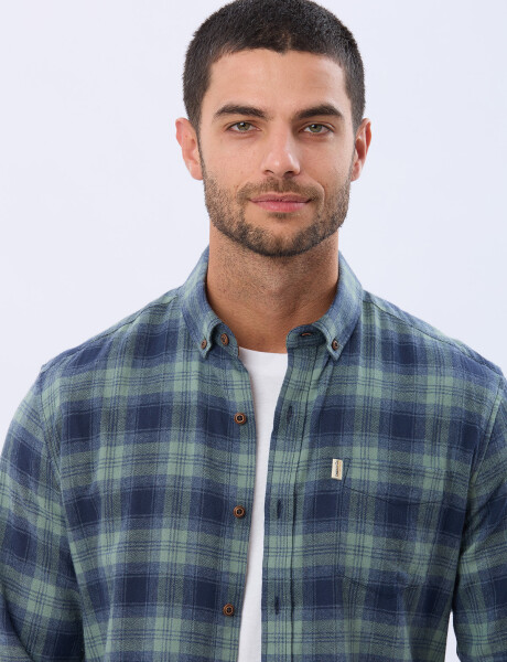 CAMISA DE VIYELA Piedra